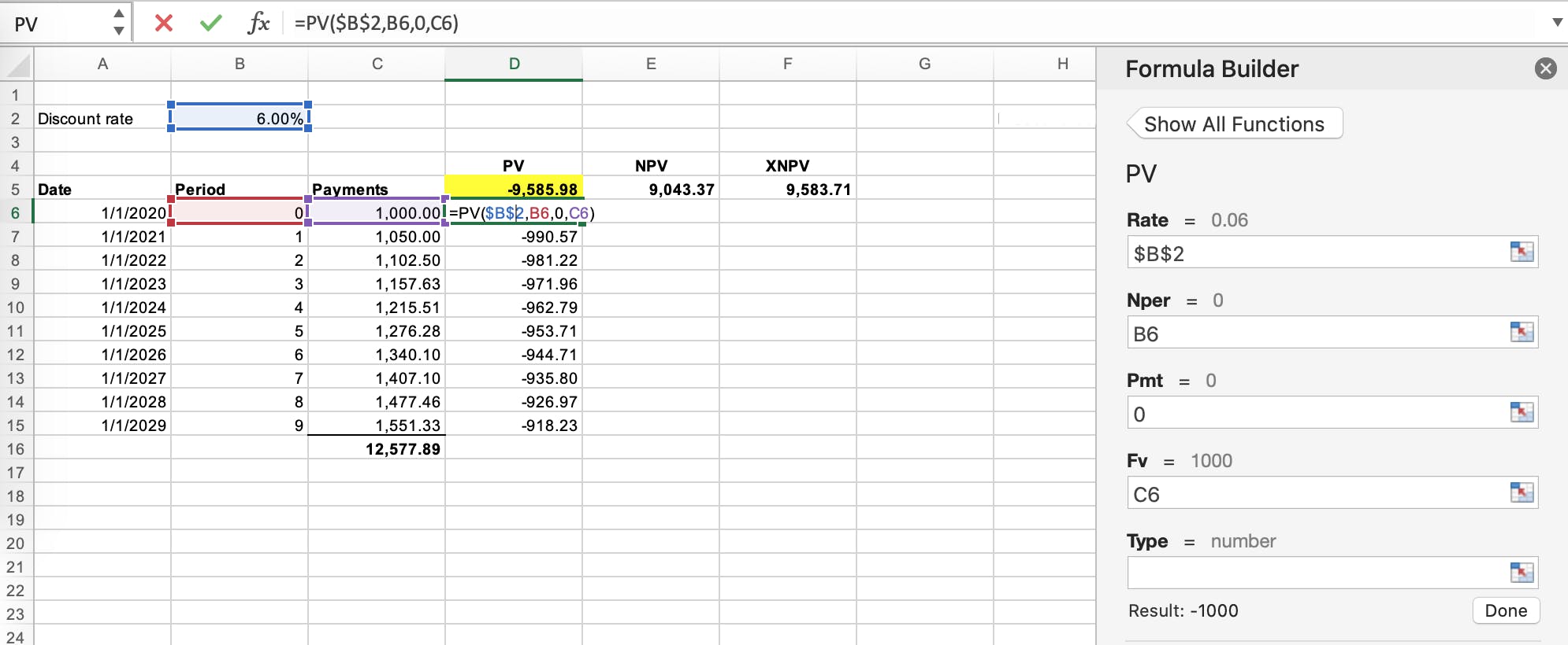 How to Calculate the Present Value of Future Lease Payments