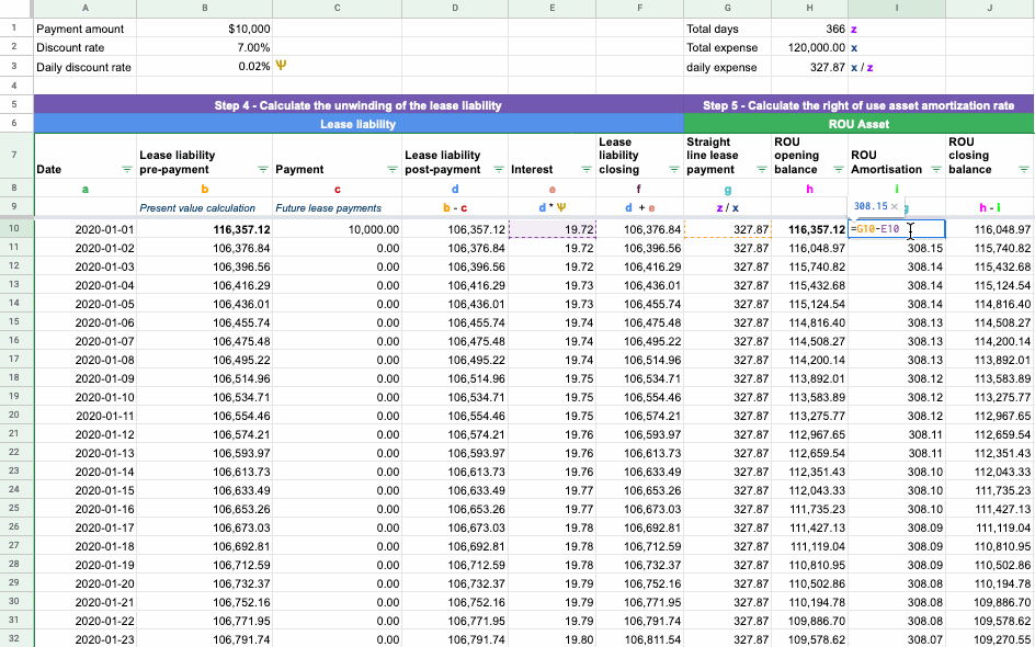 How to Calculate the Lease Liability and Right-of-Use (ROU) Asset for