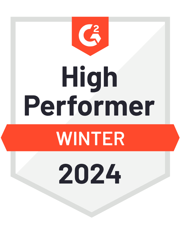 High Performer 2024 G2 Award