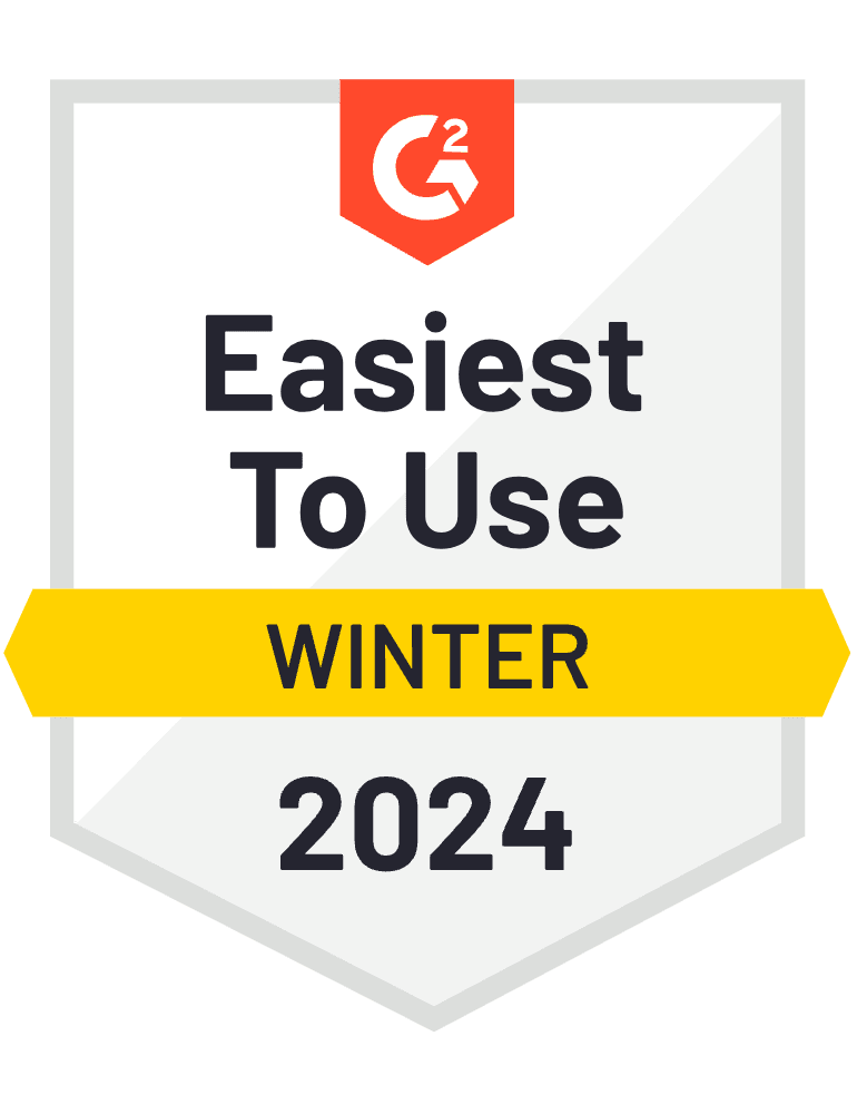Easiest To Use 2024 G2 Award