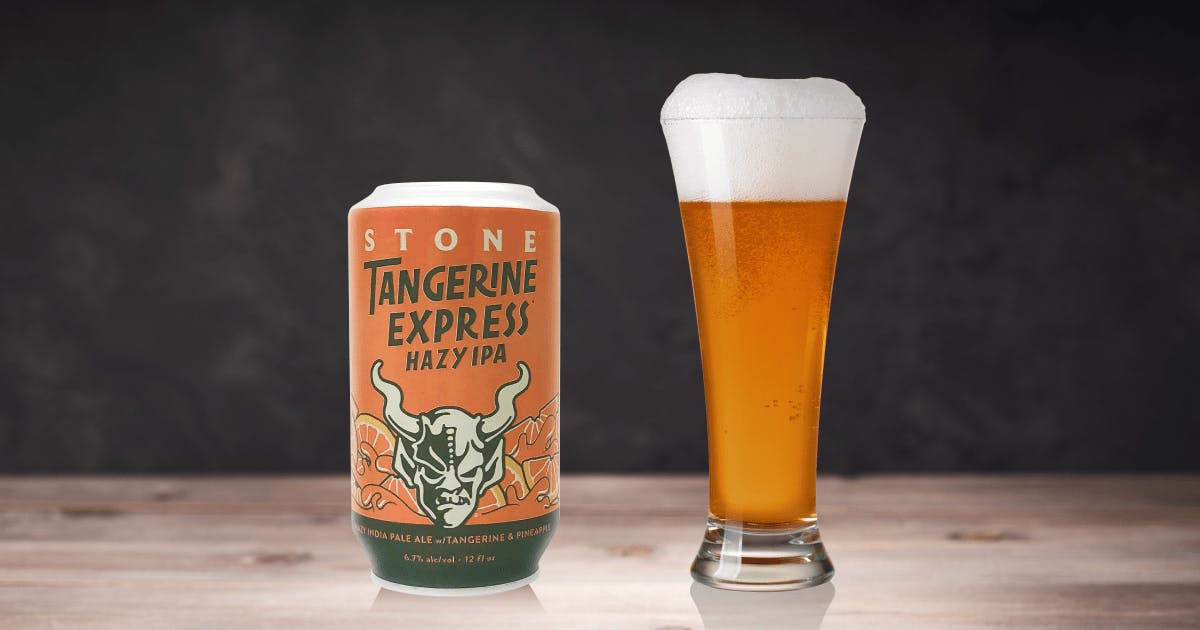 STONE TANGERINE EXPRESS HAZY IPA（ストーン タンジェリン エクスプレス ヘイジーIPA）ビール の レビュー