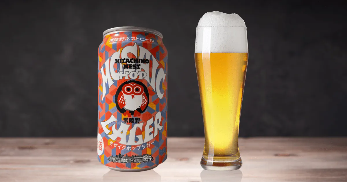 Hitachino Mosaic Hop Lager（常陸野ネストビール モザイクホップ