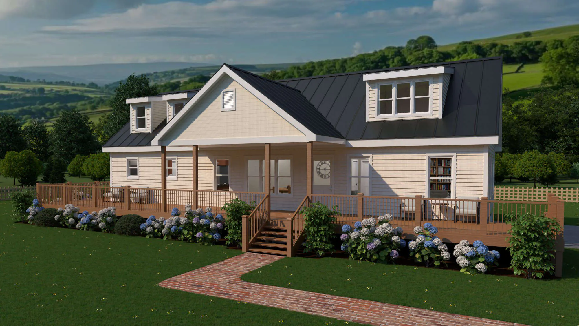 The Leyland Cypress Ranch Home