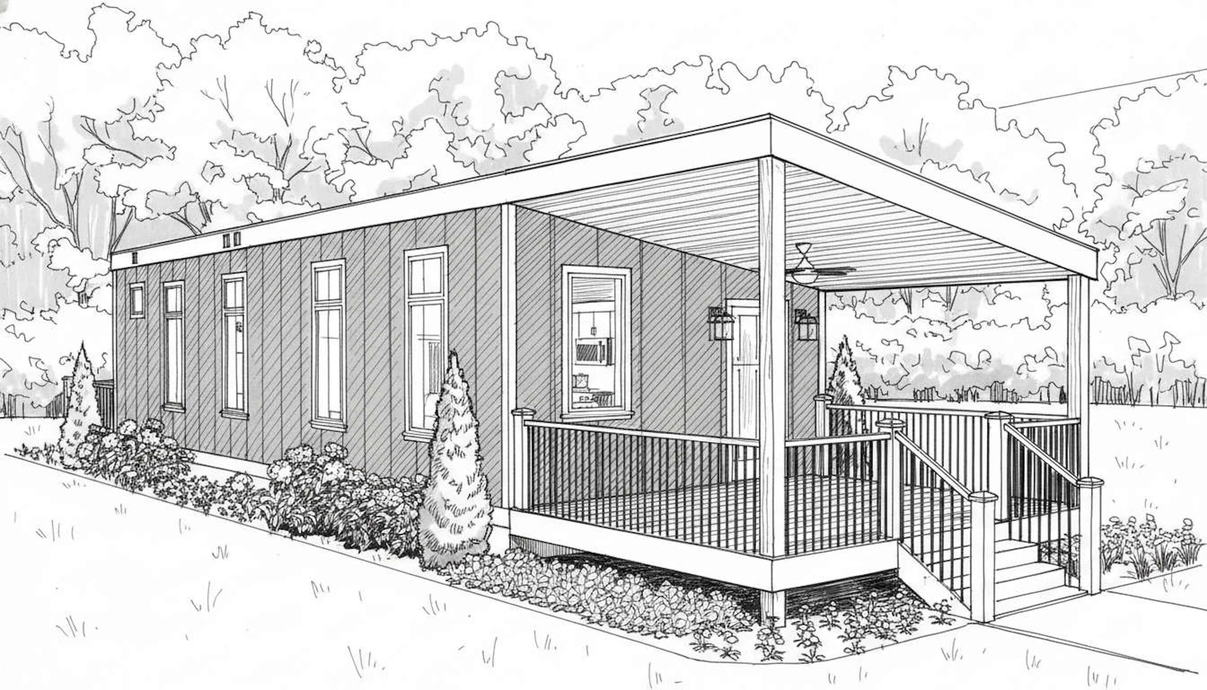Looking Glass Exterior Porch