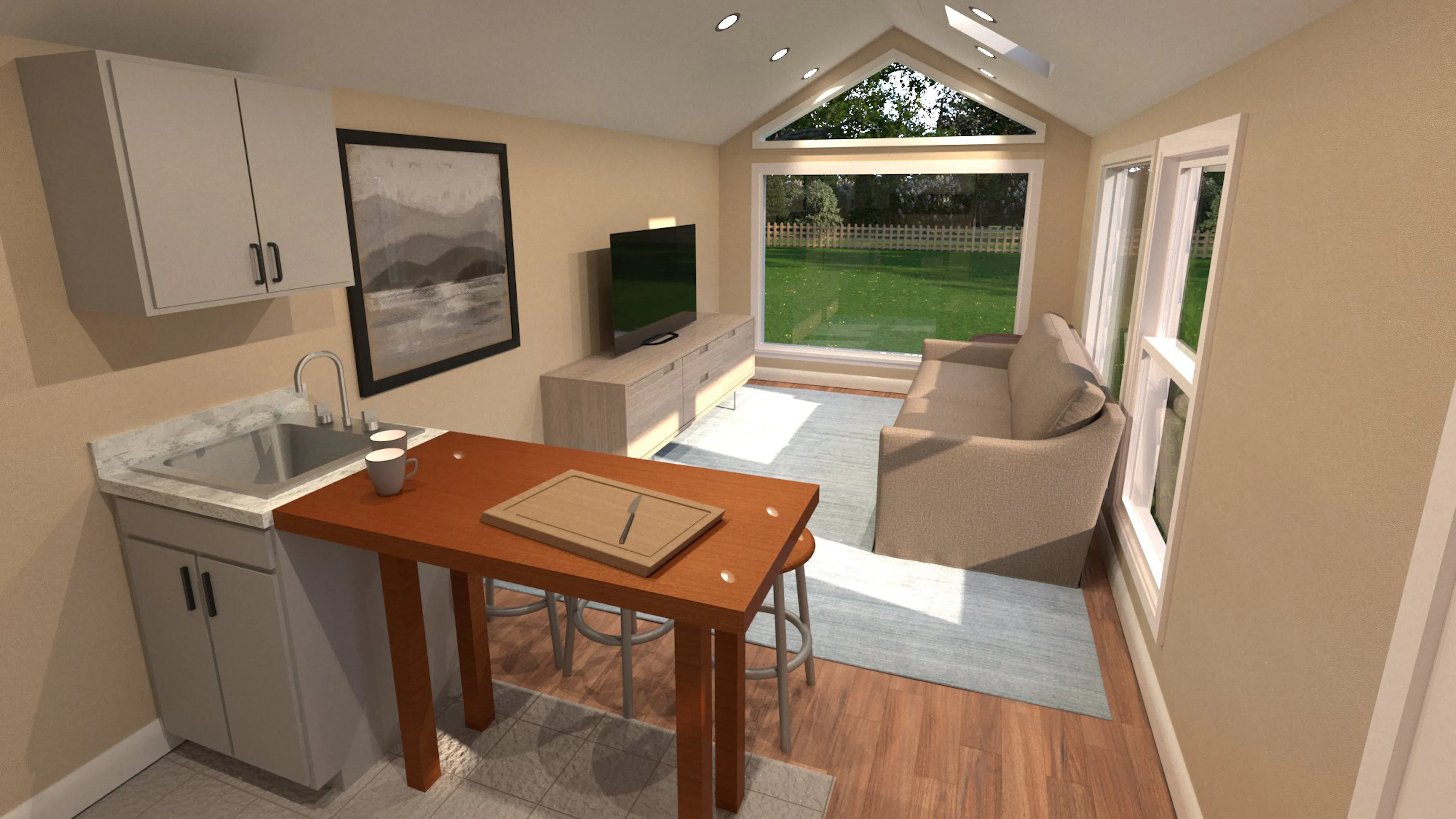 Looking Glass Interior Kitchen