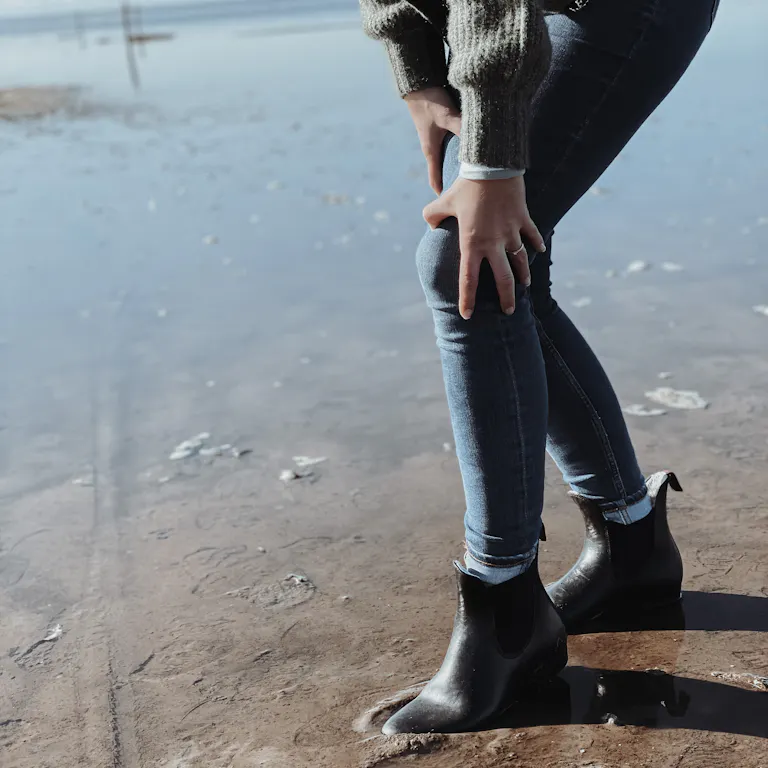 Knieschmerzen Wasser