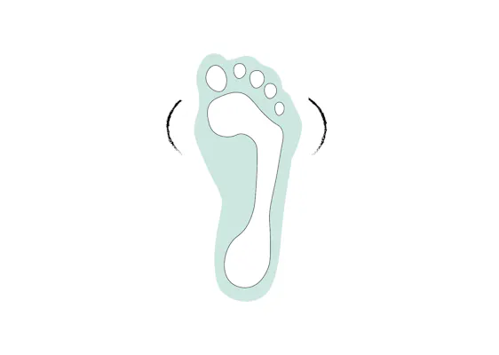 Illustration Spreizfuß