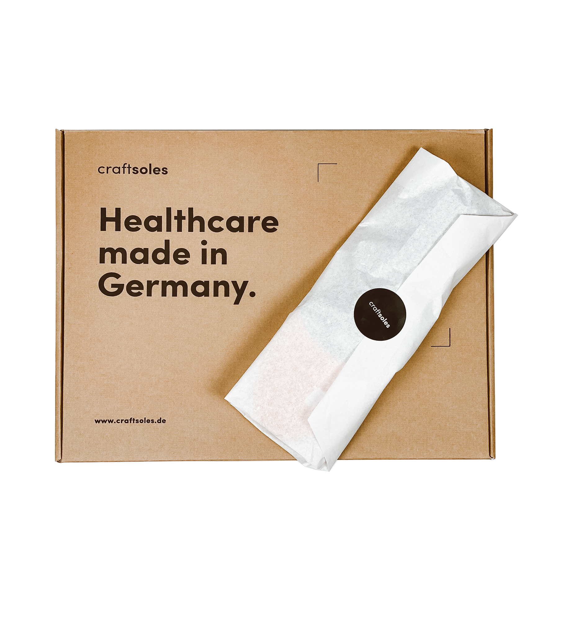 Bild von einer Verpackung für Einlagen von craftsoles