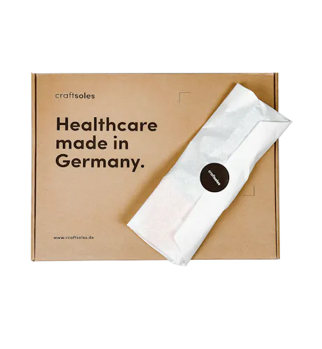 Bild von einer Verpackung für Einlagen von craftsoles