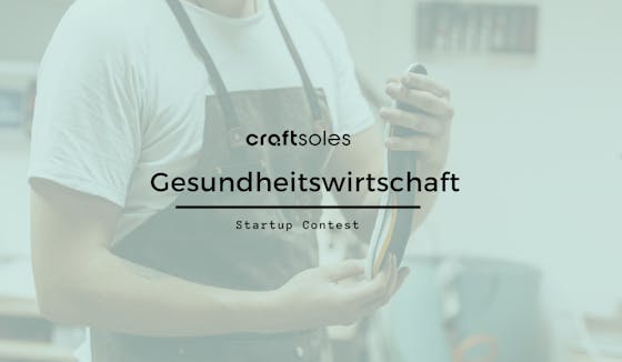 craftsoles Gesundheitswirtschaft Startup Contest