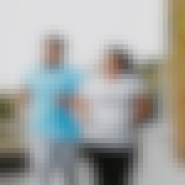 Übergewicht Paar beim Sport