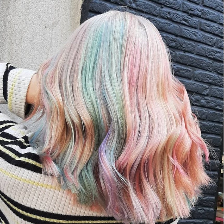 crazy hair colors for blondes