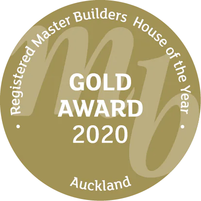 Registered Master Builders Gold Award 2020