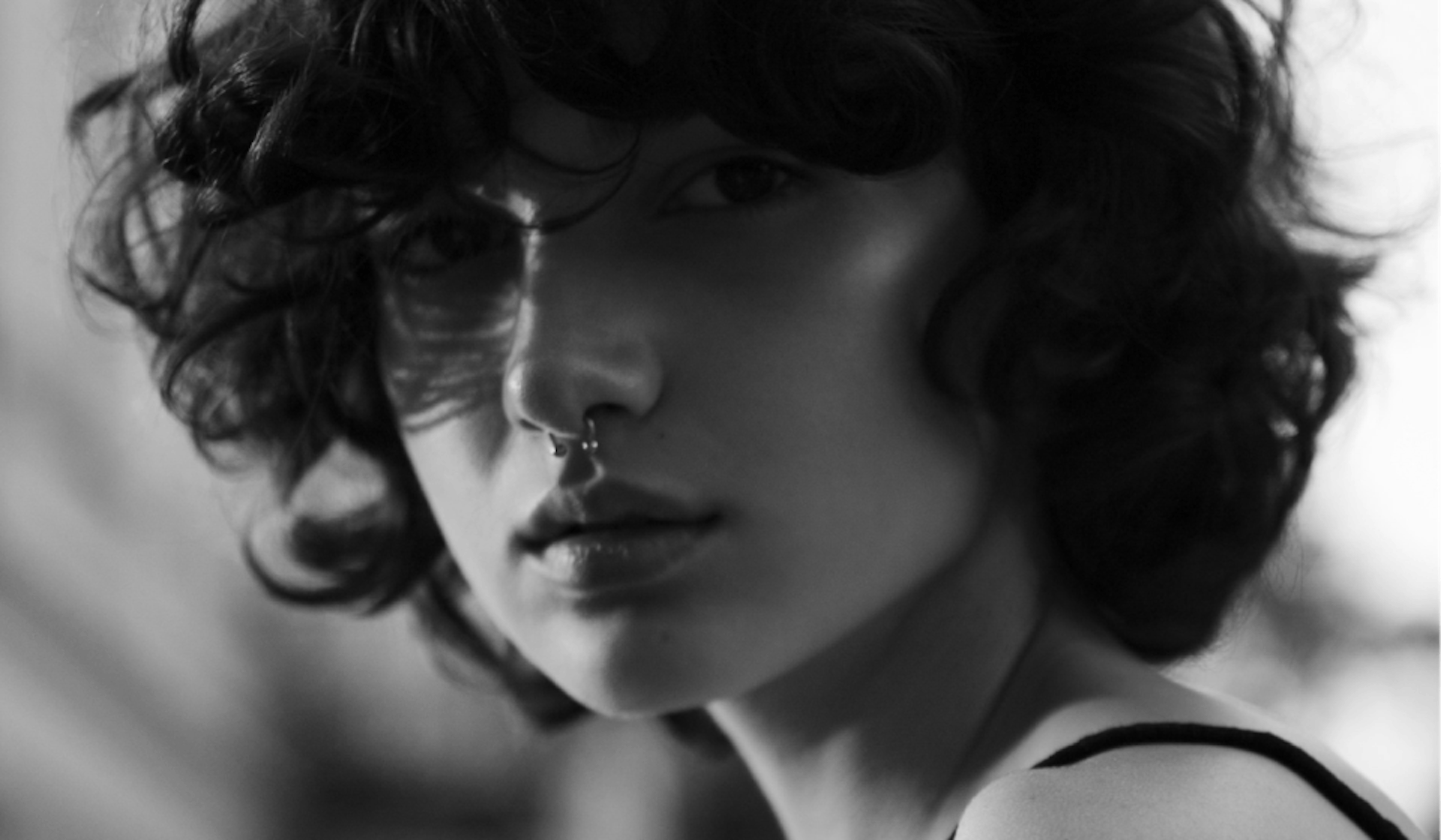 Lady with dark hair