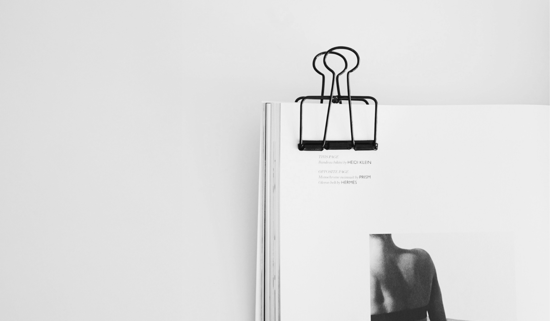 Clipped paper bundle