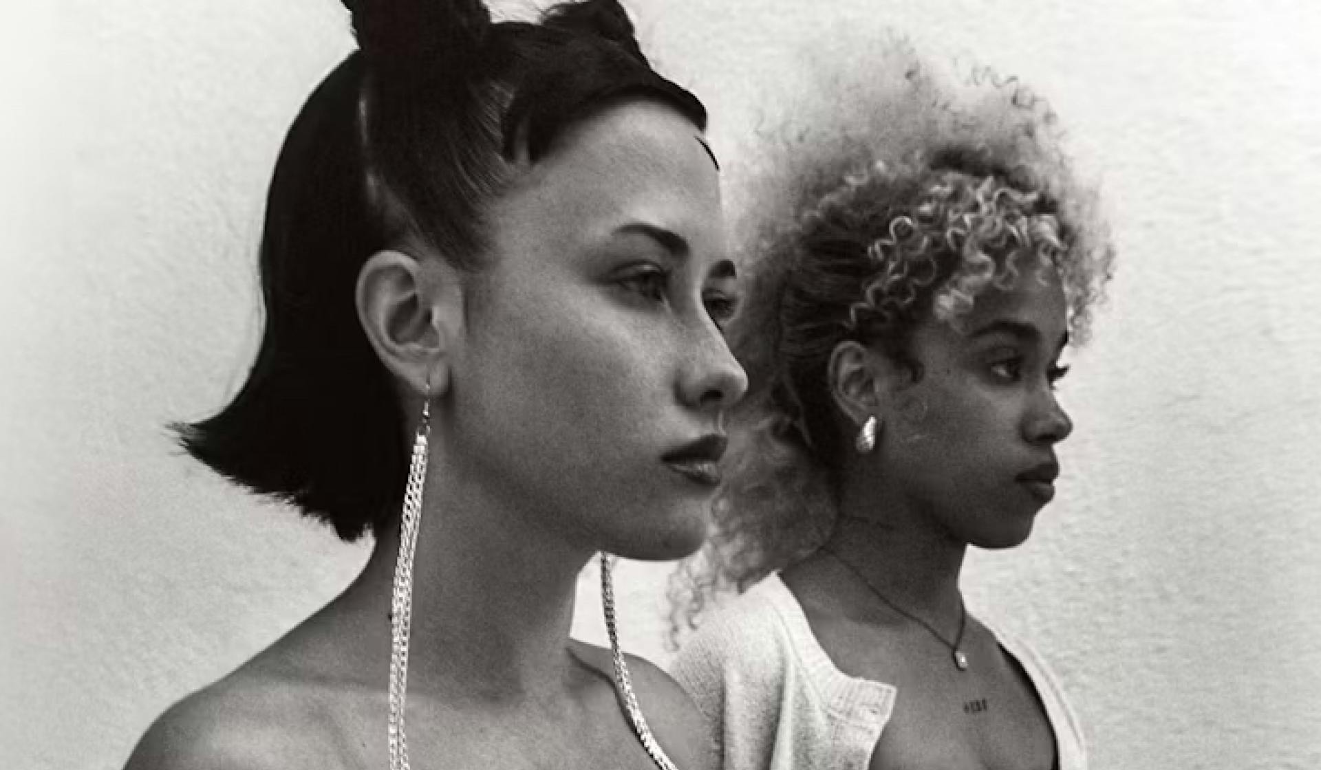 Two women profile shot