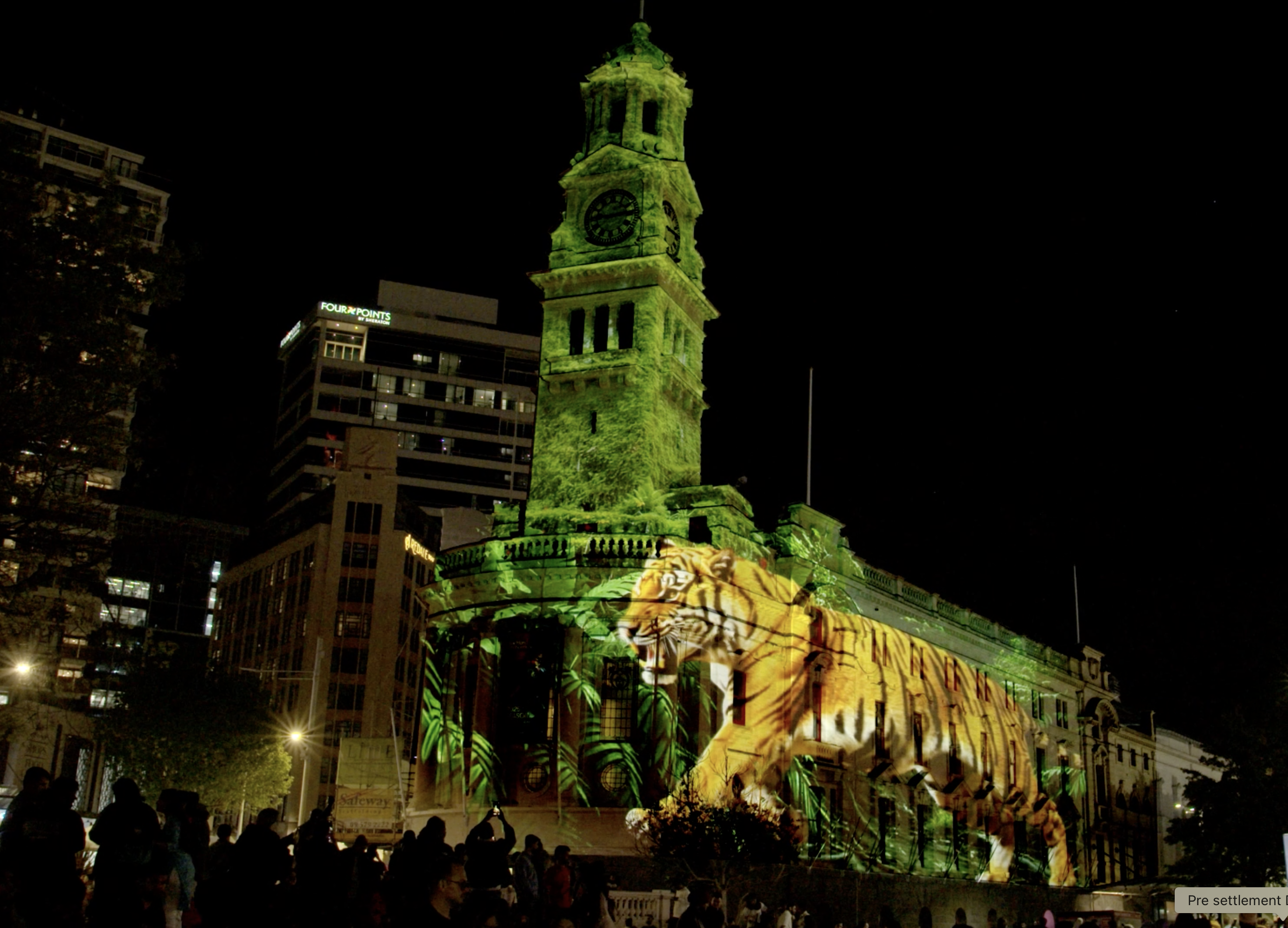 BNZ Auckland Diwali Festival - Projection mapping