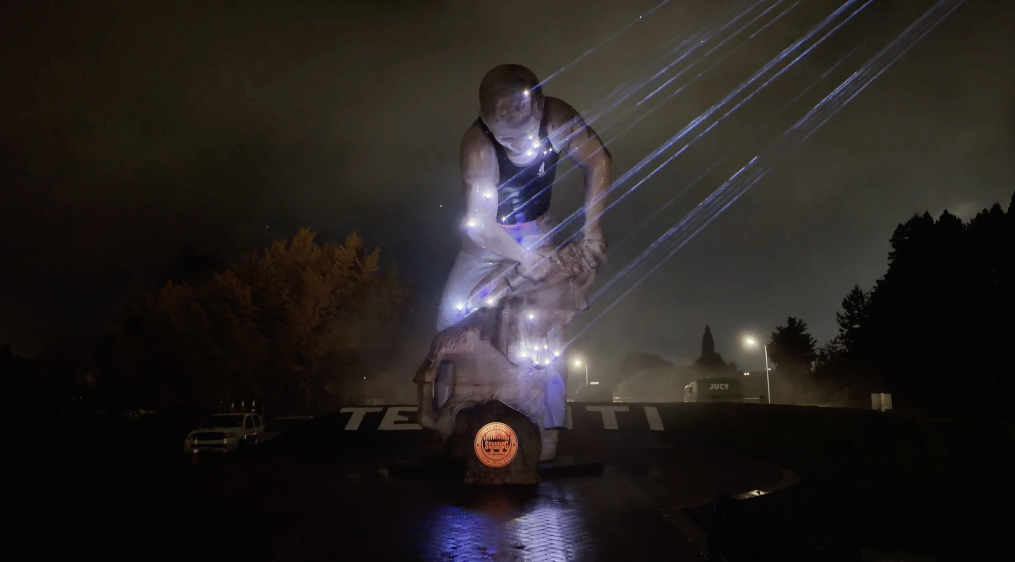 Lights on Te Kuiti