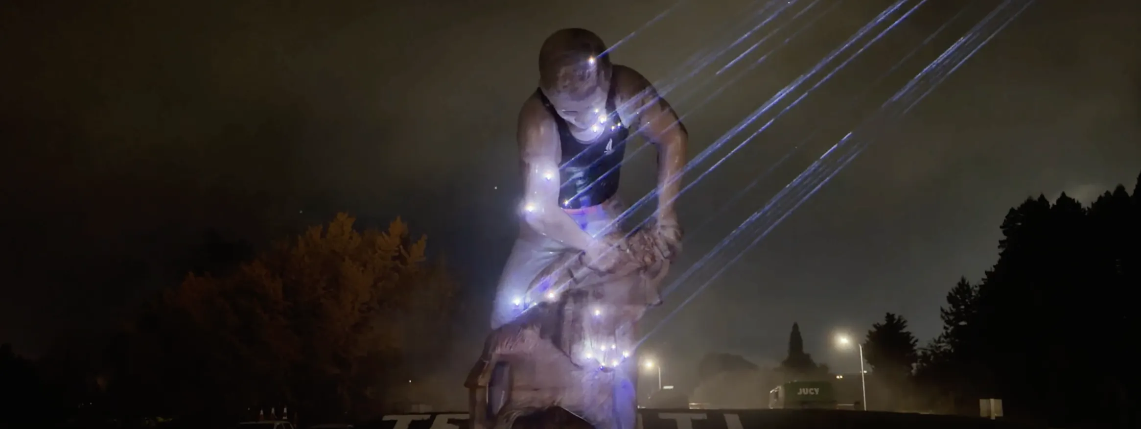 Lights on Te Kuiti