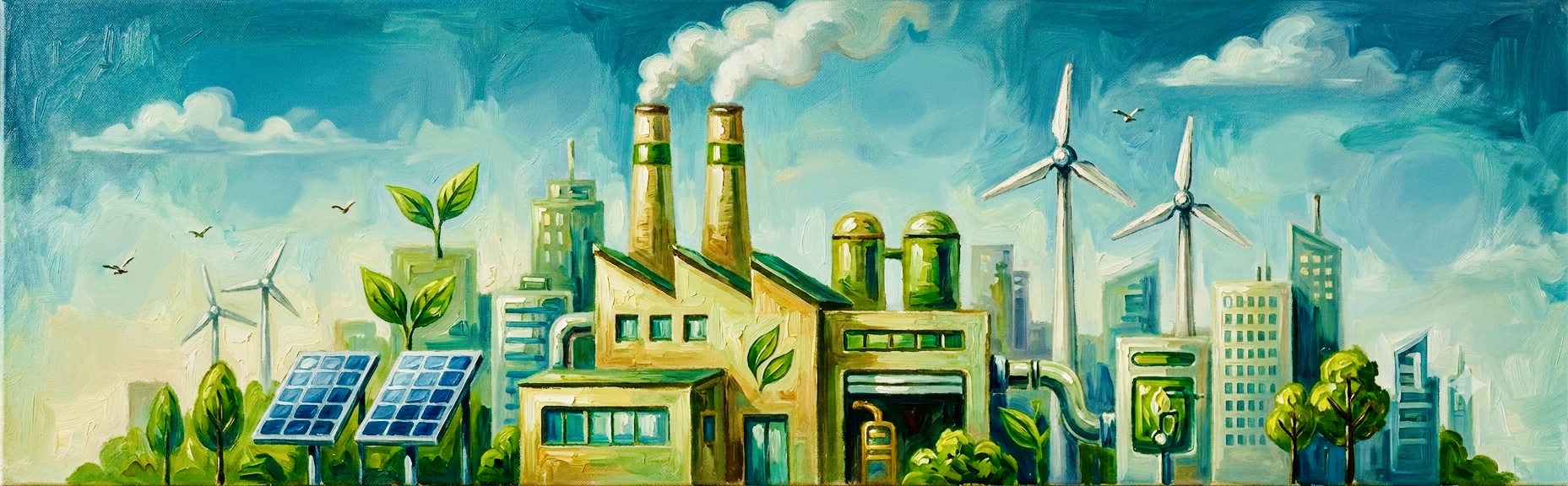 Green Society Illustration
