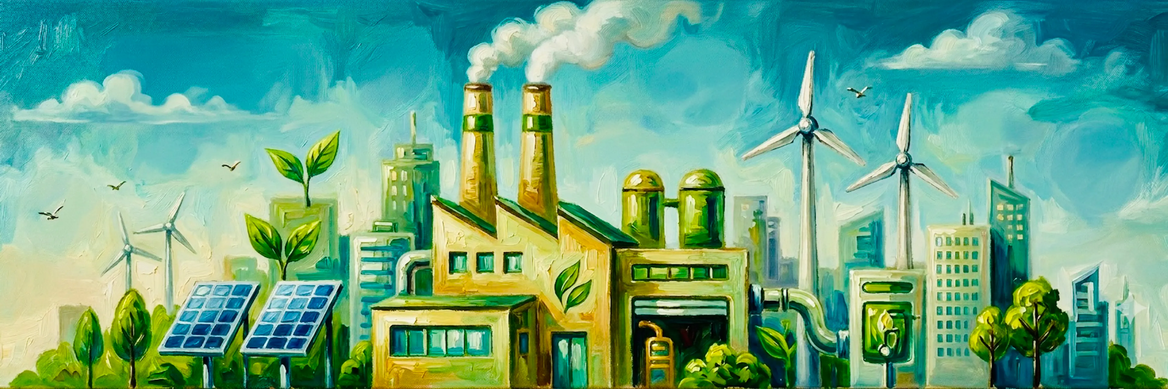 Green Society Illustration