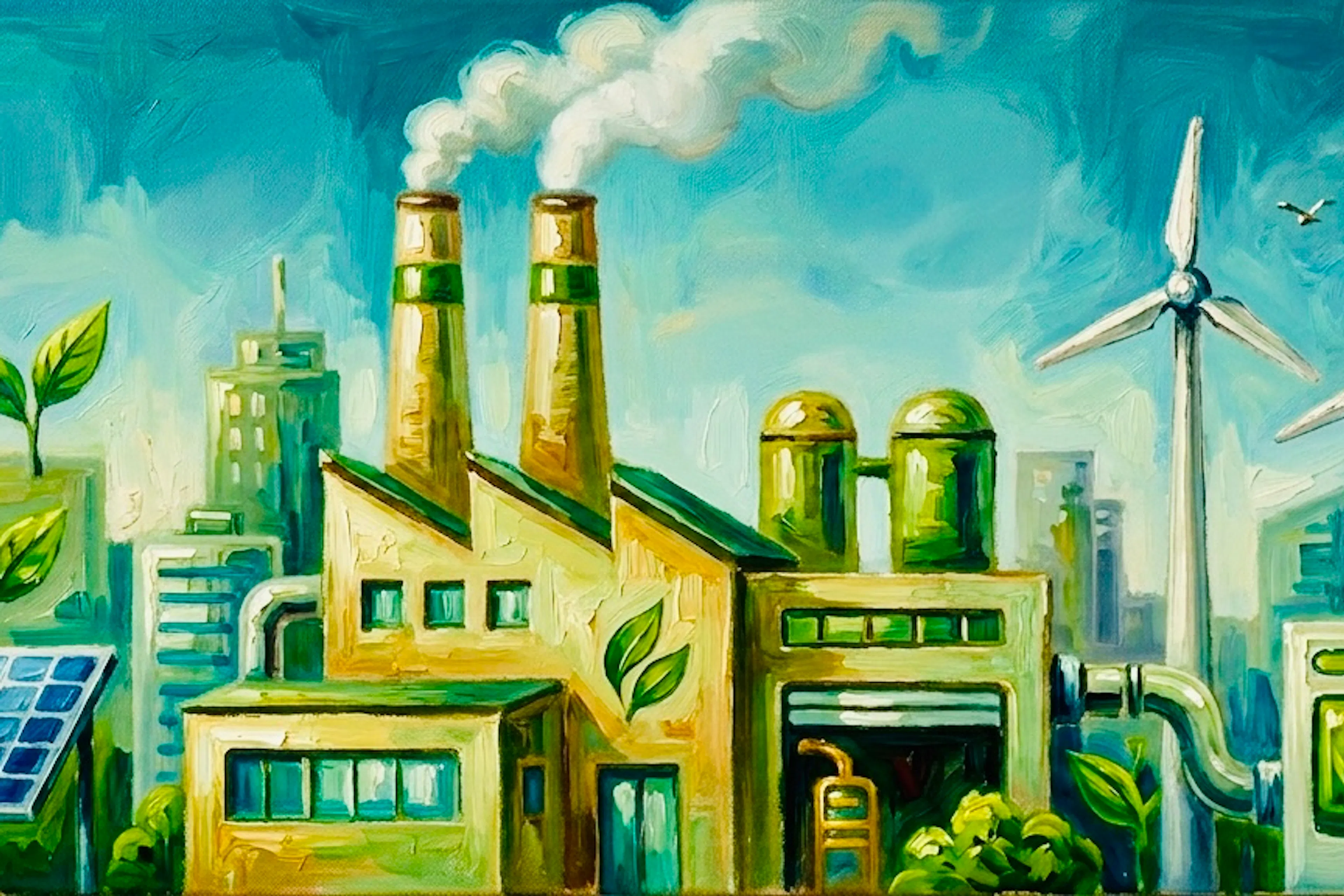 Green Society Illustration