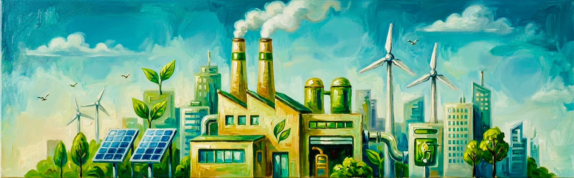 Green Society Illustration