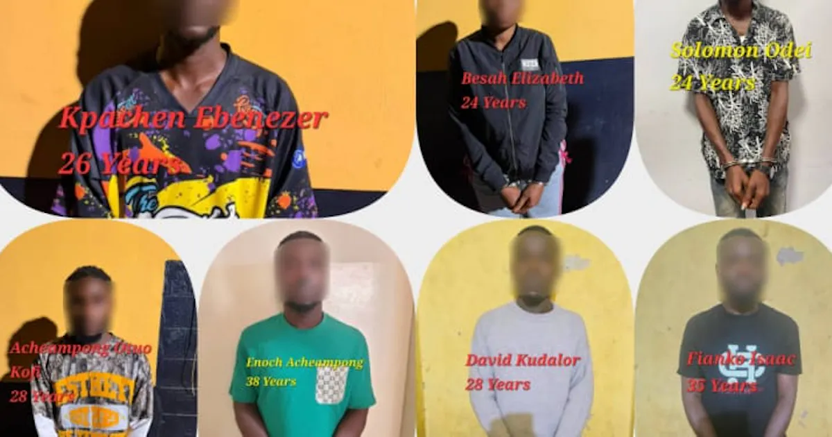 Police arrest seven suspects, recover three stolen vehicles