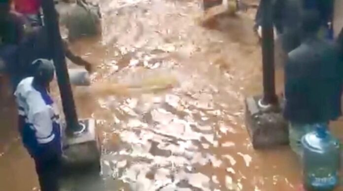 1902 Sekondi prison cells flooded