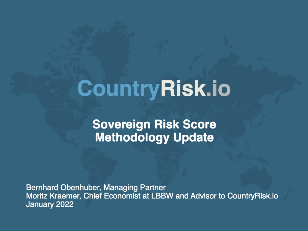 Webinar: Sovereign Risk Score Update, January 2022