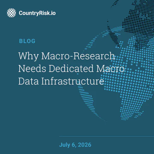 Why Macro-Research Needs Dedicated Macro Data Infrastructure