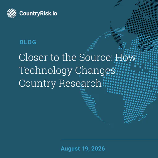 Closer to the Source: How Technology Changes Country Research
