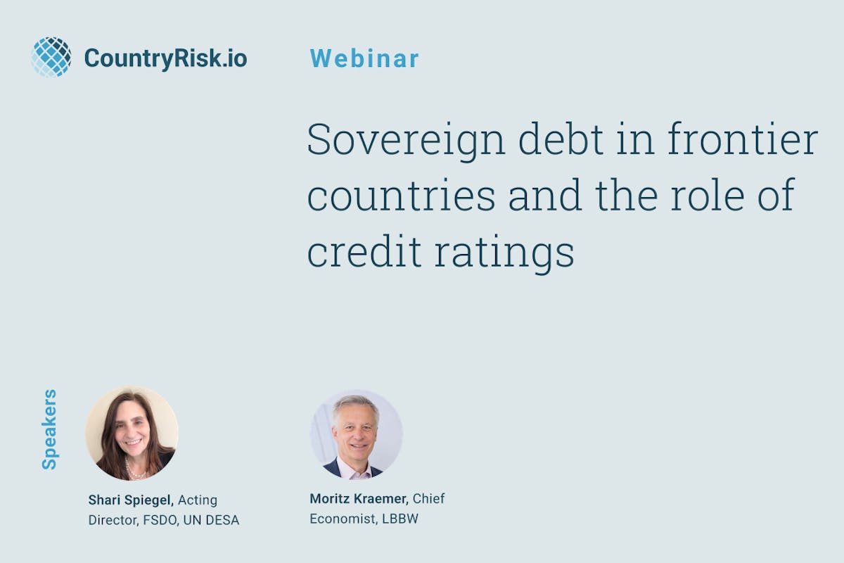 Webinar: Sovereign debt in frontier countries and the role of credit ratings