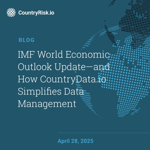 IMF World Economic Outlook Update—and How CountryData.io Simplifies Data Management