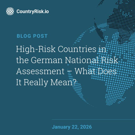 High-Risk Countries in the German National Risk Assessment – What Does It Really Mean?