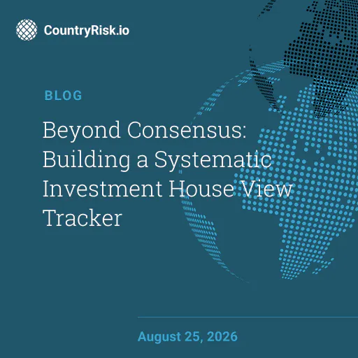 Beyond Consensus: Building a Systematic Investment House View Tracker