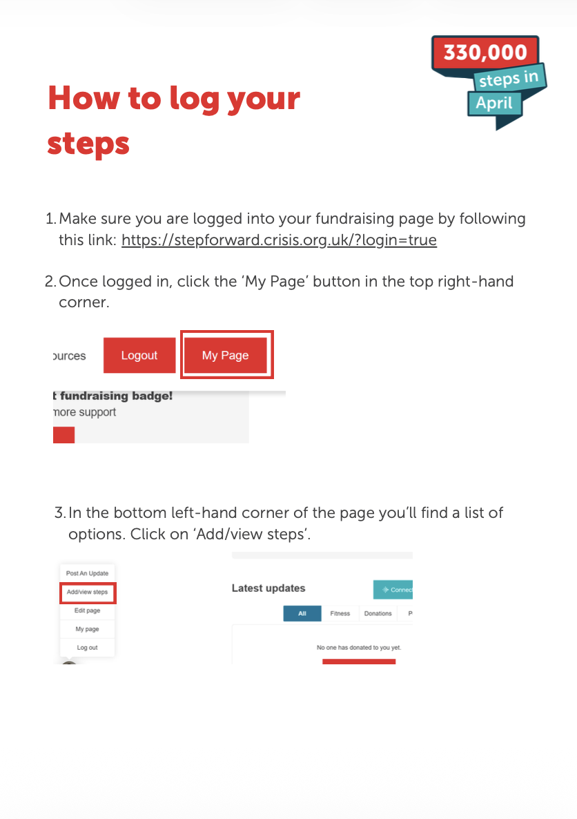 Log your steps thumbnail.