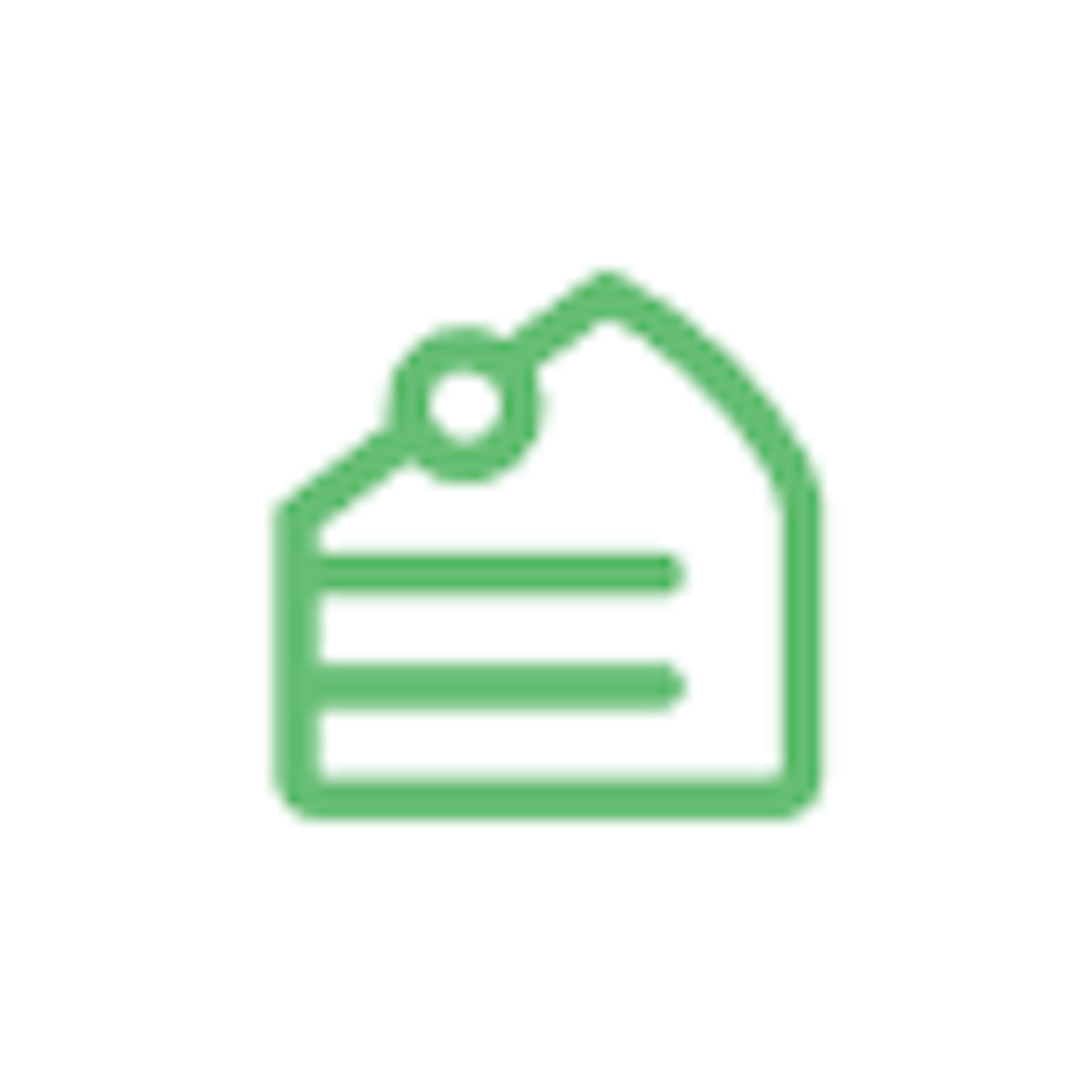 A green line icon of a slice of cake with a cherry on top on a white circular background.

