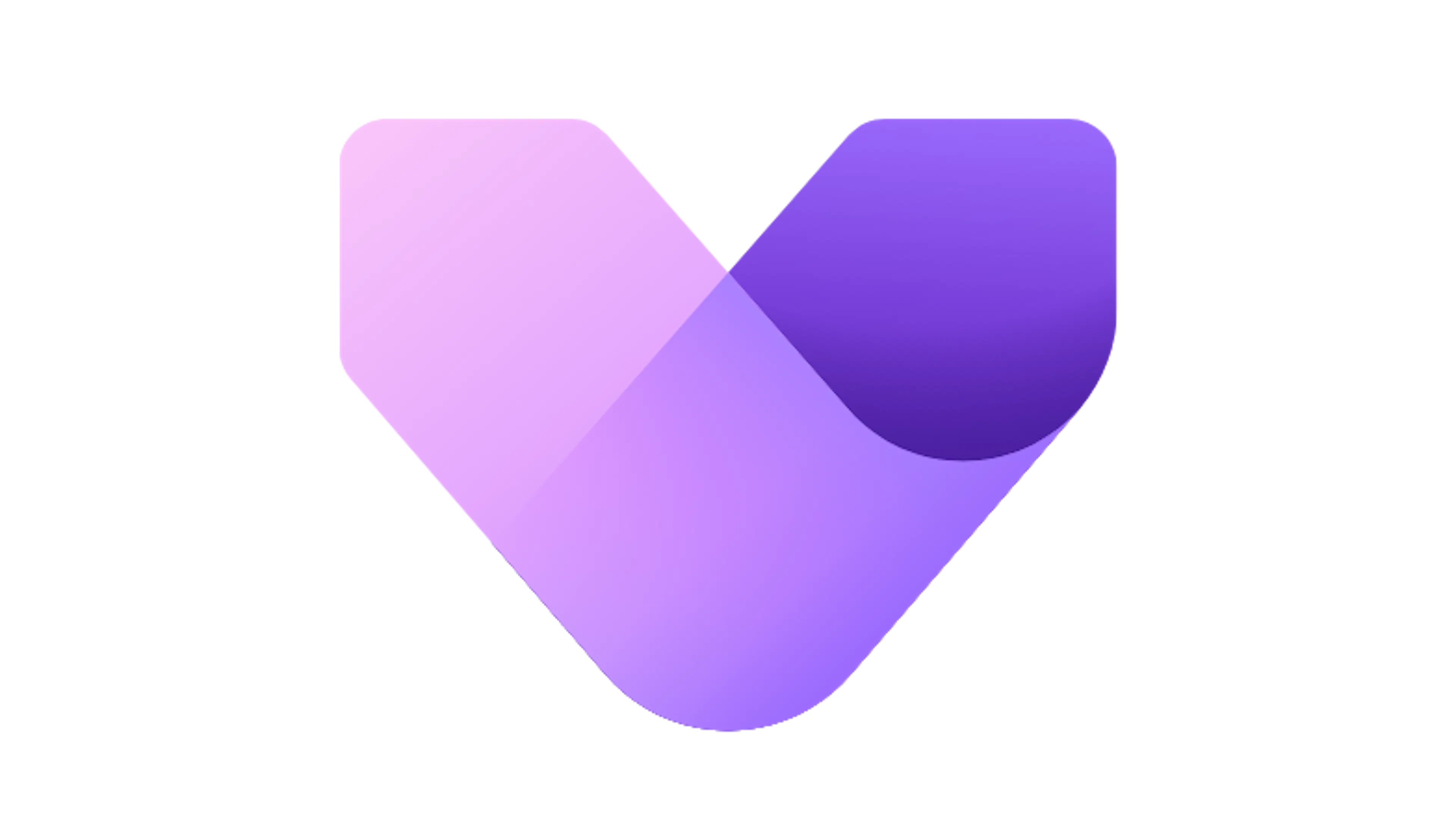 Lila och ljusblå logotyp