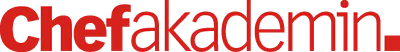 Logo Chefakademin i rött