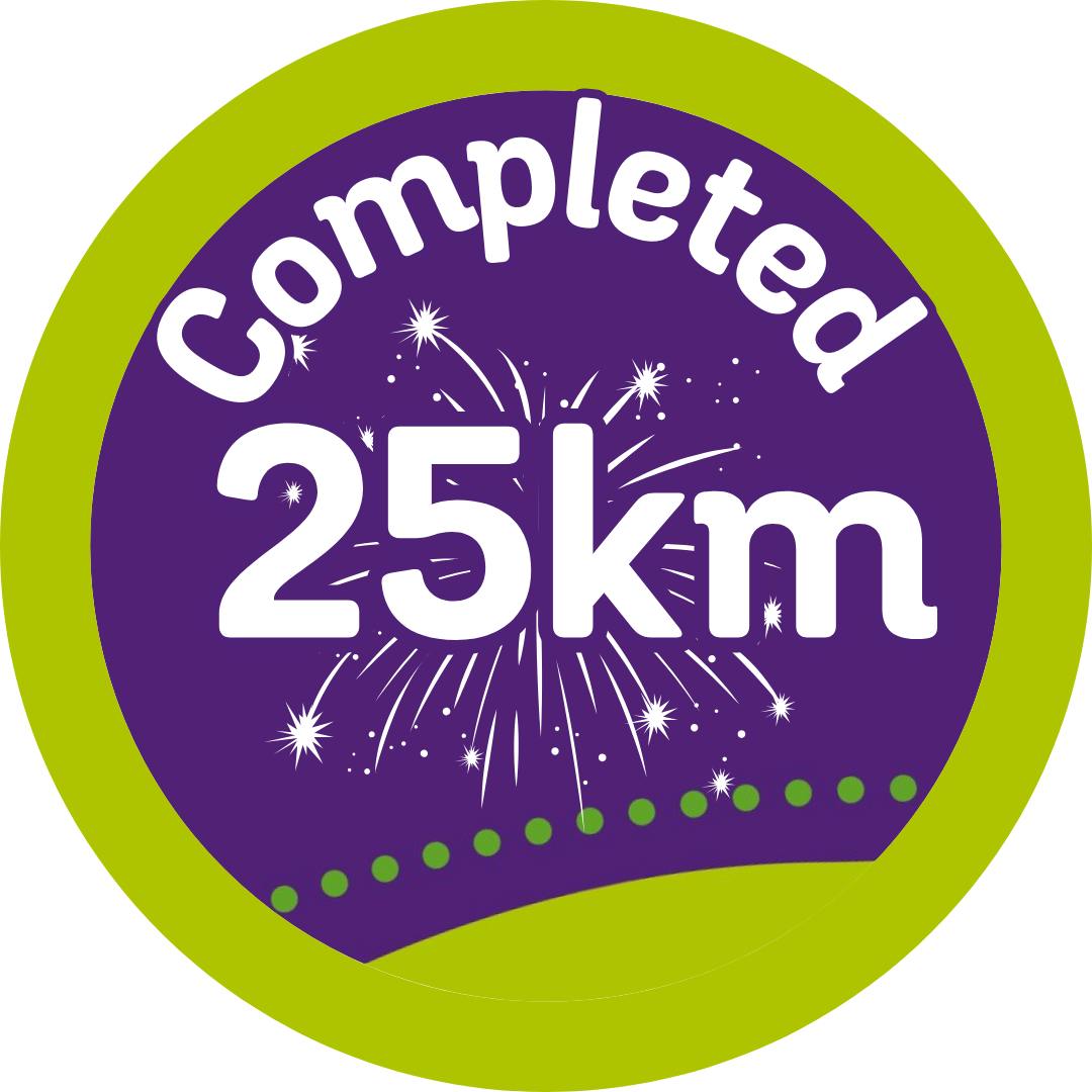 Completed 25km