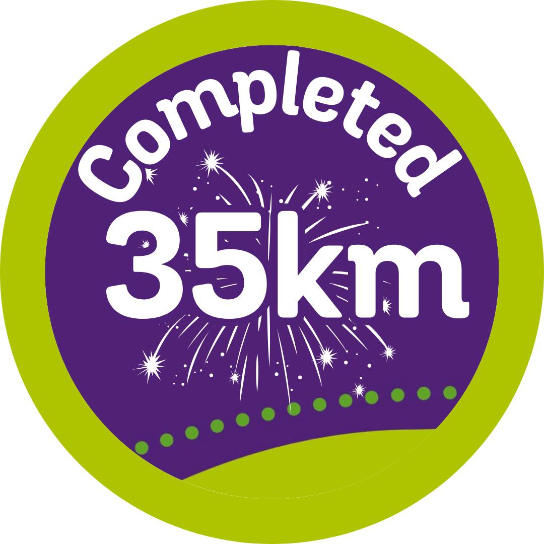 Completed 35km