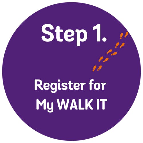 Step 1: Register for My WALK IT