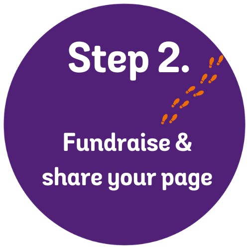 Step 2: Fundraise & share your page
