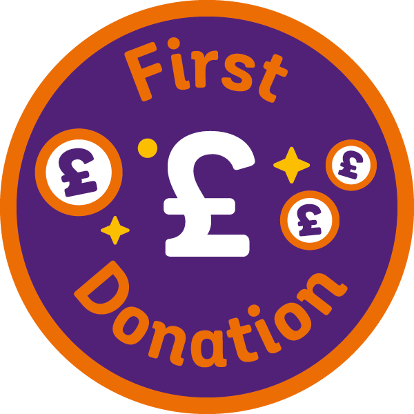 Badge: First donation