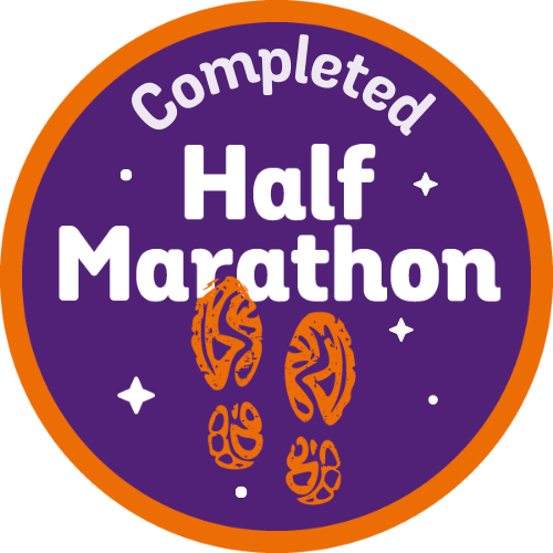 Badge: Half marathon