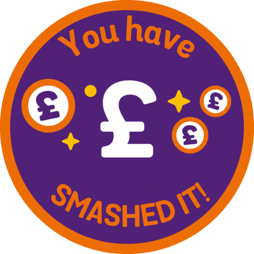 Badge: Fundraising target reached