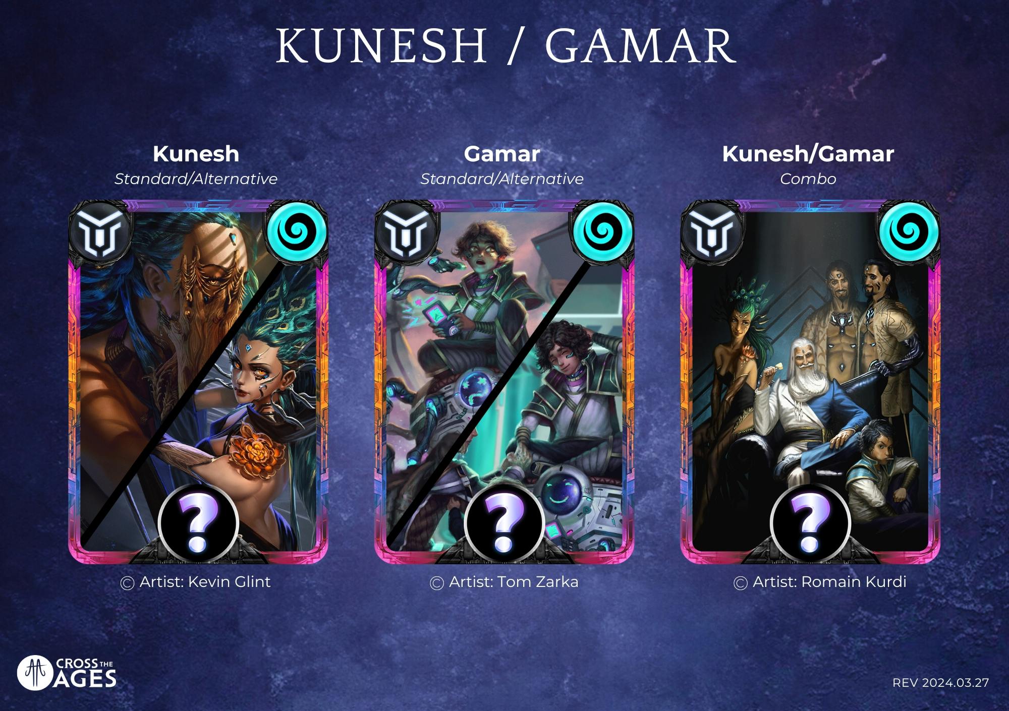 Exclusives Cards Kunesh and Gamar