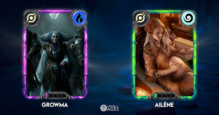 Cards of GrawMa and Ailรจne