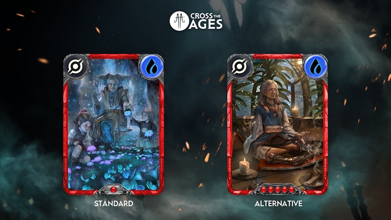 Example of a divine card